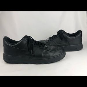 all black nike air force 1s !
